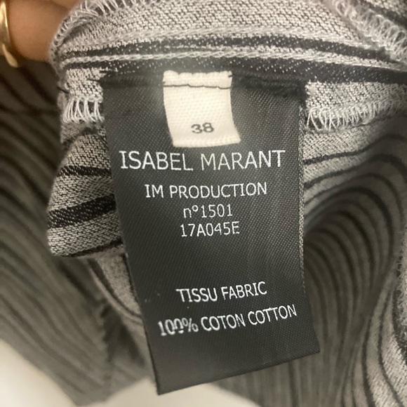 Étoile by Isabel Marant cotton stripe blouse sz S - Picture 14 of 16